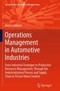 Couverture de l'ouvrage Operations Management in Automotive Industries