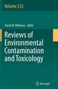 Couverture de l'ouvrage Reviews of Environmental Contamination and Toxicology Volume 232