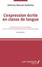 Couverture de l'ouvrage L'Expression écrite en classe de langue