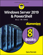 Couverture de l'ouvrage Windows Server 2019 & PowerShell All-in-One For Dummies