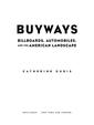 Couverture de l'ouvrage Buyways