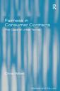 Couverture de l'ouvrage Fairness in Consumer Contracts