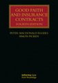 Couverture de l'ouvrage Good Faith and Insurance Contracts