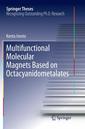 Couverture de l'ouvrage Multifunctional Molecular Magnets Based on Octacyanidometalates
