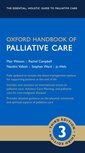 Couverture de l'ouvrage Oxford Handbook of Palliative Care