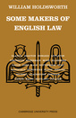 Couverture de l'ouvrage Some Makers of English Law