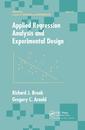 Couverture de l'ouvrage Applied Regression Analysis and Experimental Design
