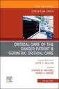 Couverture de l'ouvrage Critical Care of the Cancer Patient, An Issue of Critical Care Clinics
