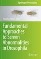 Couverture de l'ouvrage Fundamental Approaches to Screen Abnormalities in Drosophila