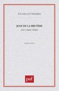 Couverture de l'ouvrage Jean de la Bruyère : « les caractères »