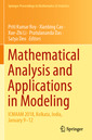 Couverture de l'ouvrage Mathematical Analysis and Applications in Modeling