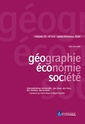 Couverture de l'ouvrage Géographie, économie, société Volume 22 N° 3-4_ Juillet-Décembre 2020