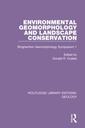 Couverture de l'ouvrage Environmental Geomorphology and Landscape Conservation