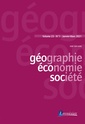 Couverture de l'ouvrage Géographie, économie, société