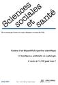 Couverture de l'ouvrage Revue Sciences Sociales et Santé. Vol. 39 - N°2 - Juin 2021