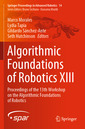 Couverture de l'ouvrage Algorithmic Foundations of Robotics XIII
