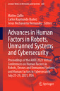Couverture de l'ouvrage Advances in Human Factors in Robots, Unmanned Systems and Cybersecurity