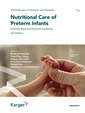 Couverture de l'ouvrage Nutritional Care of Preterm Infants
