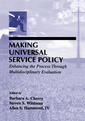 Couverture de l'ouvrage Making Universal Service Policy