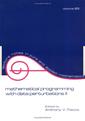 Couverture de l'ouvrage Mathematical Programming with Data Perturbations II, Second Edition