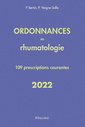 Couverture de l'ouvrage ORDONNANCES EN RHUMATOLOGIE 2022