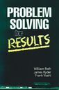 Couverture de l'ouvrage Problem Solving For Results