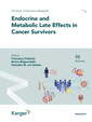 Couverture de l'ouvrage Endocrine and Metabolic Late Effects in Cancer Survivors