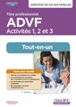 Couverture de l'ouvrage Titre professionnel ADVF - Activités 1 à 3 - Préparation complète pour réussir sa formation