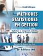 Couverture de l'ouvrage Méthodes statistiques en gestion