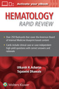 Couverture de l'ouvrage Hematology Rapid Review