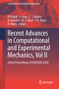 Couverture de l'ouvrage Recent Advances in Computational and Experimental Mechanics, Vol II
