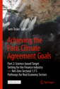 Couverture de l'ouvrage Achieving the Paris Climate Agreement Goals 
