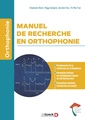 Couverture de l'ouvrage Manuel de recherche en orthophonie