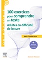 Couverture de l'ouvrage 100 exercices pour adultes - Pour comprendre un texte