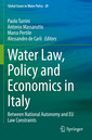 Couverture de l'ouvrage Water Law, Policy and Economics in Italy 