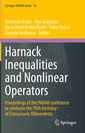 Couverture de l'ouvrage Harnack Inequalities and Nonlinear Operators
