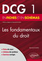 Couverture de l'ouvrage DCG 1 - Les fondamentaux du droit en fiches et en schémas