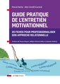 Couverture de l'ouvrage Guide pratique de l'Entretien Motivationnel