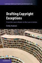 Couverture de l'ouvrage Drafting Copyright Exceptions