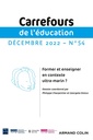 Couverture de l'ouvrage Carrefours de l'education n 54 (2/2022)