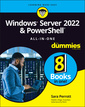 Couverture de l'ouvrage Windows Server 2022 & PowerShell All-in-One For Dummies