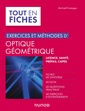 Couverture de l'ouvrage Exercices et méthodes d'optique géométrique