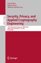 Couverture de l'ouvrage Security, Privacy, and Applied Cryptography Engineering