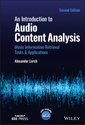 Couverture de l'ouvrage An Introduction to Audio Content Analysis