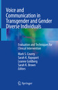 Couverture de l'ouvrage Voice and Communication in Transgender and Gender Diverse Individuals