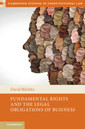 Couverture de l'ouvrage Fundamental Rights and the Legal Obligations of Business
