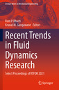Couverture de l'ouvrage Recent Trends in Fluid Dynamics Research