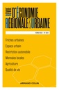 Couverture de l'ouvrage Revue d'economie regionale et urbaine n 1/2023