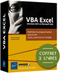 Couverture de l'ouvrage VBA Excel (versions 2021 et Microsoft 365) - Coffret de 2 livres : Maîtrisez la programmation sous E