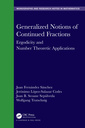 Couverture de l'ouvrage Generalized Notions of Continued Fractions